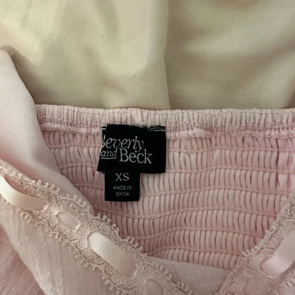 PacSun Light Pink Ruffle Sleeve Blouse - Picture 4 of 4